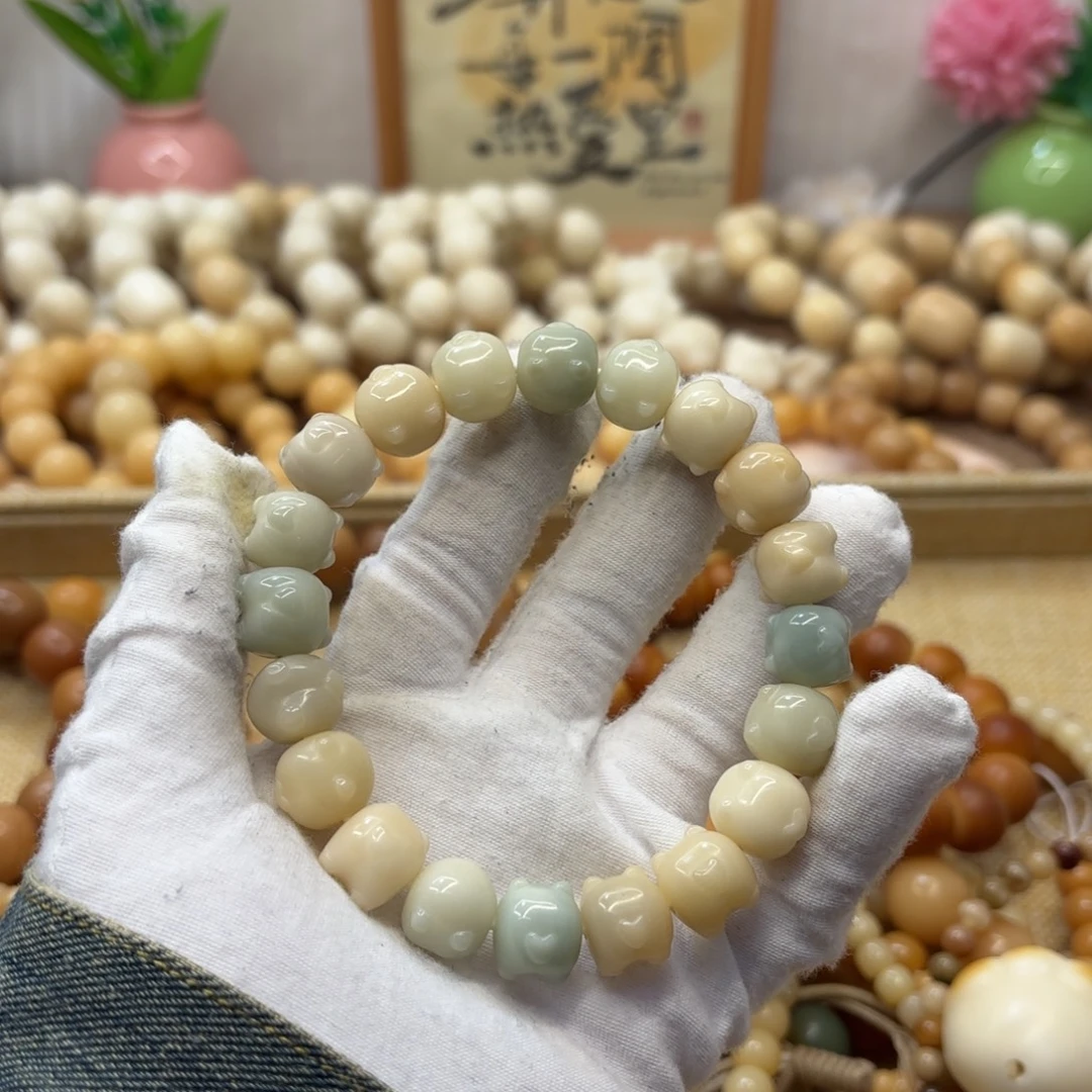 吊坠菩提根/象牙果12水磨奶蓝柯基福利511