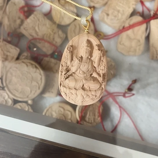 彦***页桃木无事牌老山桃木无事牌