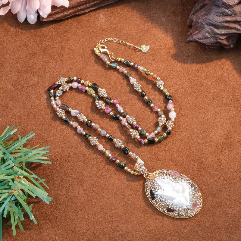 高级复古毛衣链5606-2