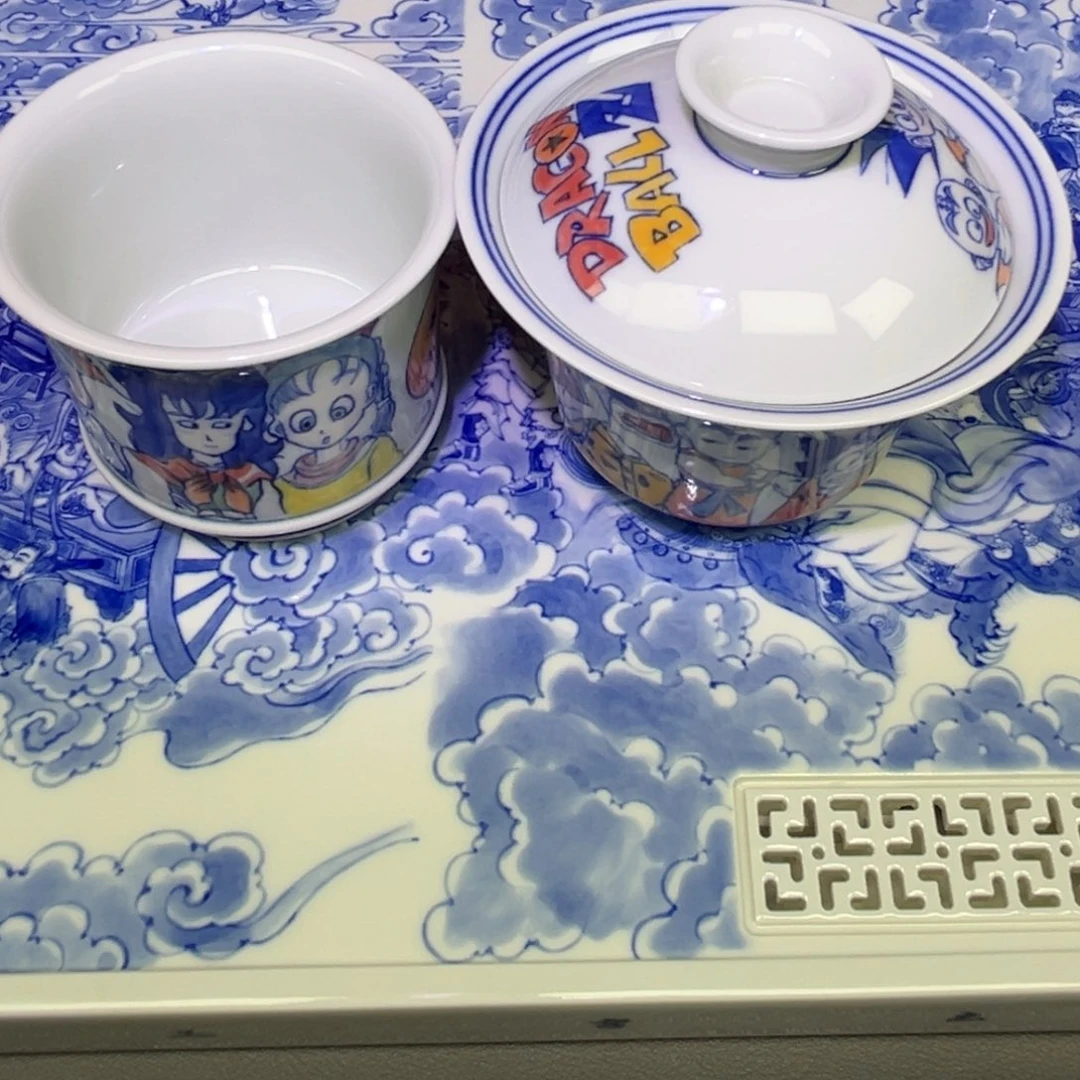 摆件陶手工手绘微瑕套组