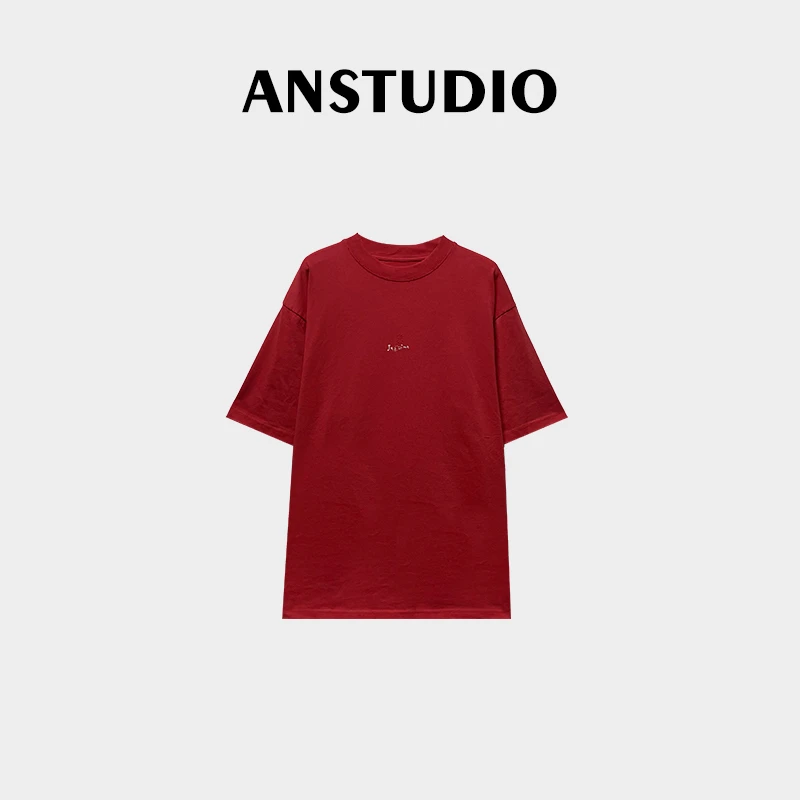ANNI·Ani-A315秋冬新款水洗潮流百搭简约T恤时尚