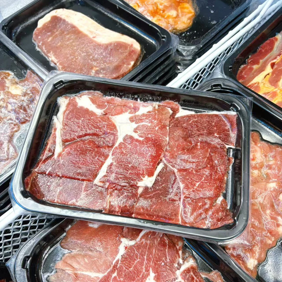 美国进口M3原切雪花牛肉片烤肉食材120g