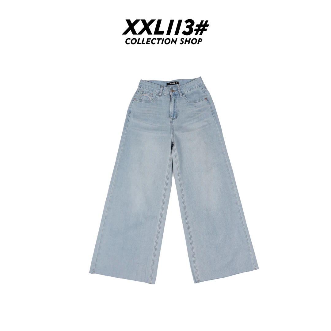 113* CENTRALIZED SHOP【宠粉专款】休闲风高腰牛仔裤X5F09D5858