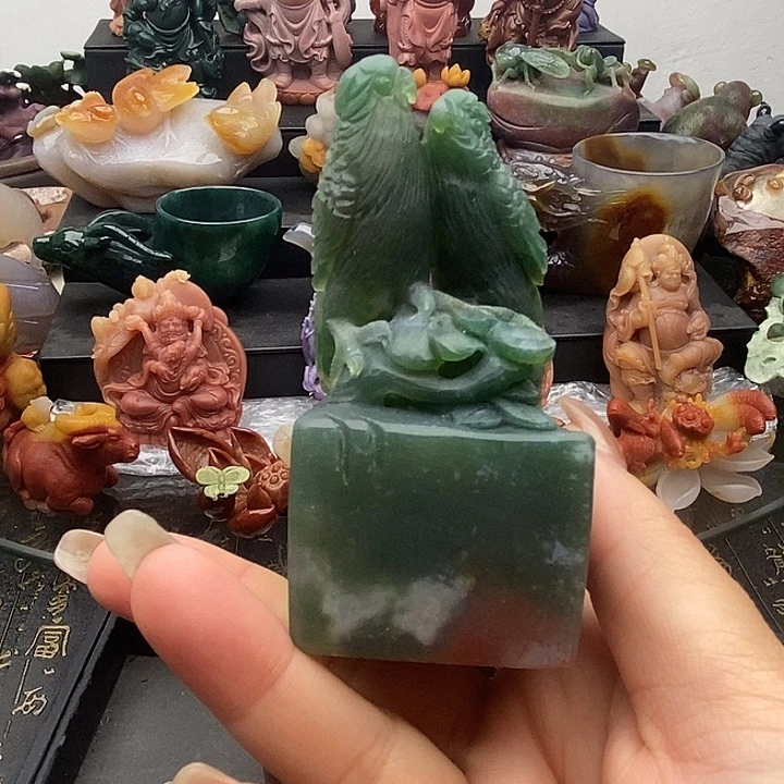 石英质玉未镶嵌吊坠(不含链)