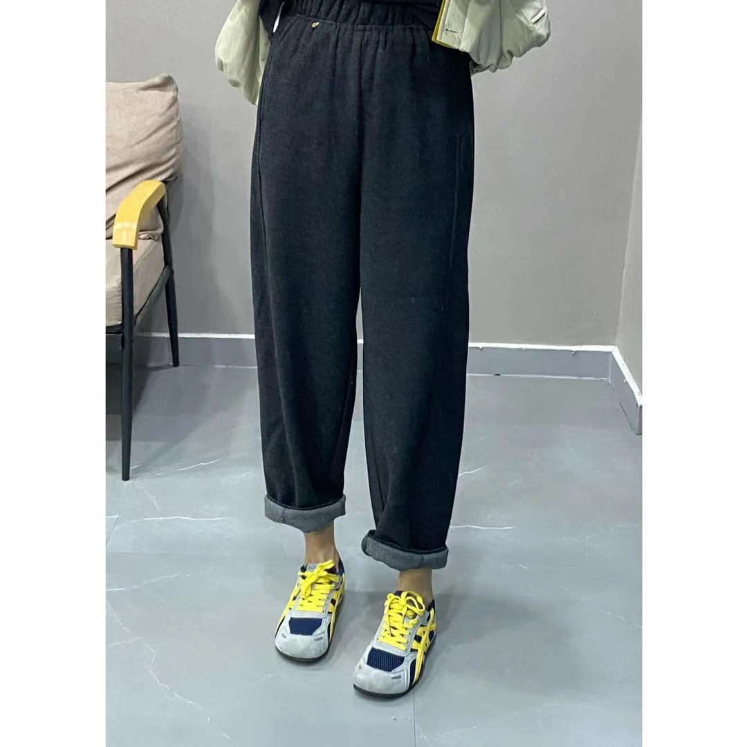 【新品】豌豆洋绒休闲裤