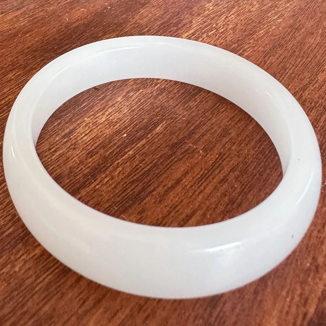 非金属仿水晶手镯 月白手镯【大凤福利】