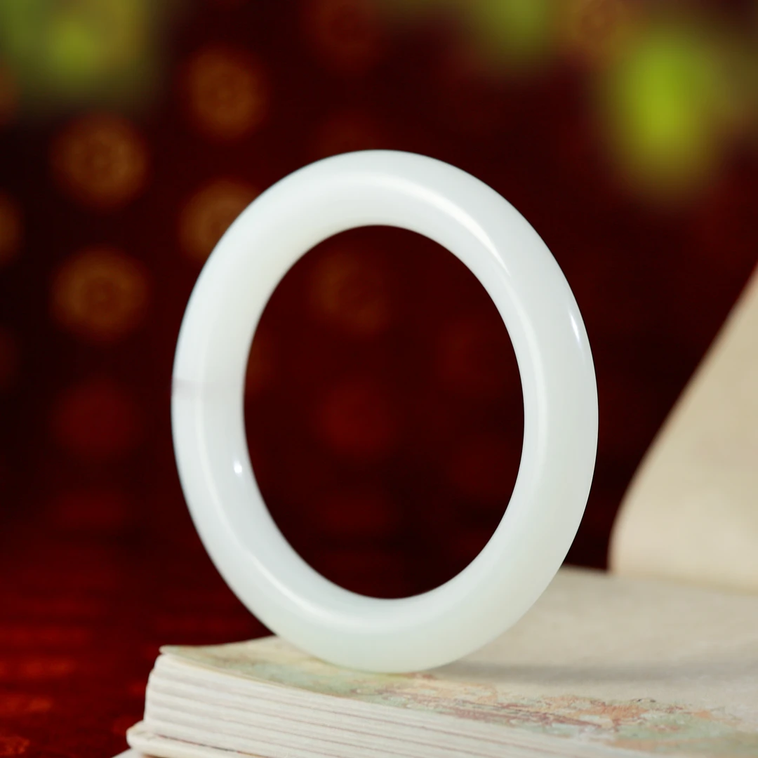 福气满满/山流水羊脂白手镯（多样性发货，发其一）