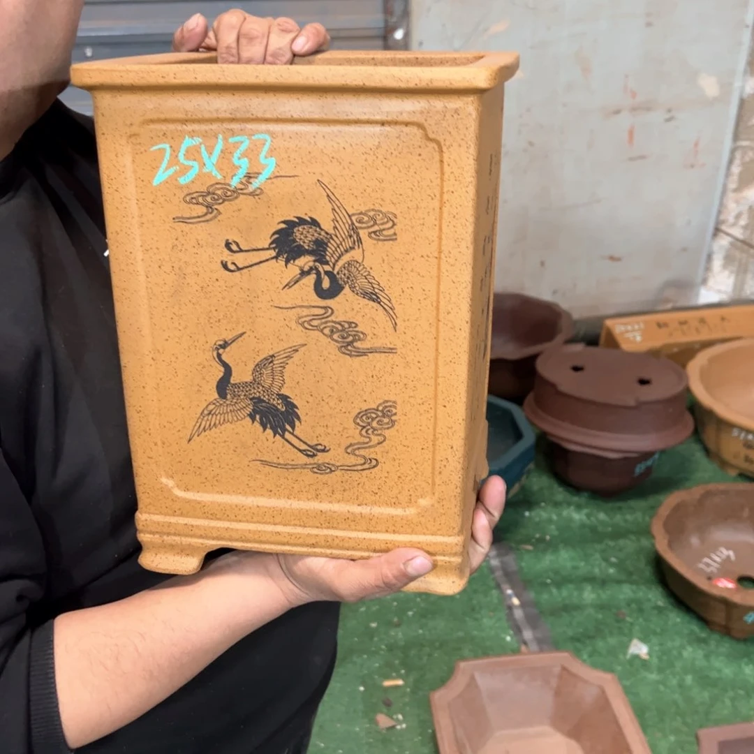 紫砂花盆紫砂花盆