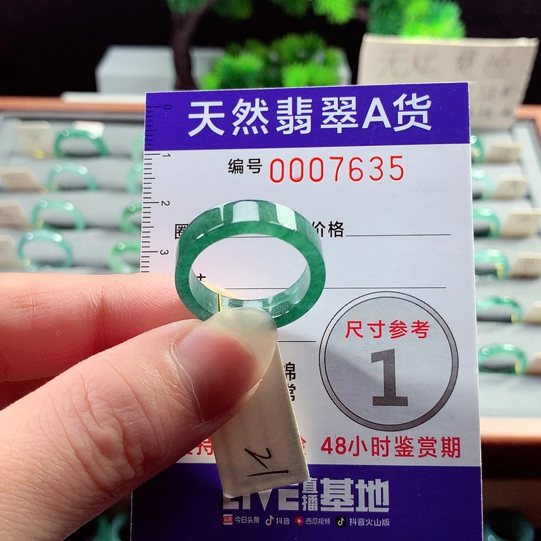 翡翠戒指未镶嵌21号