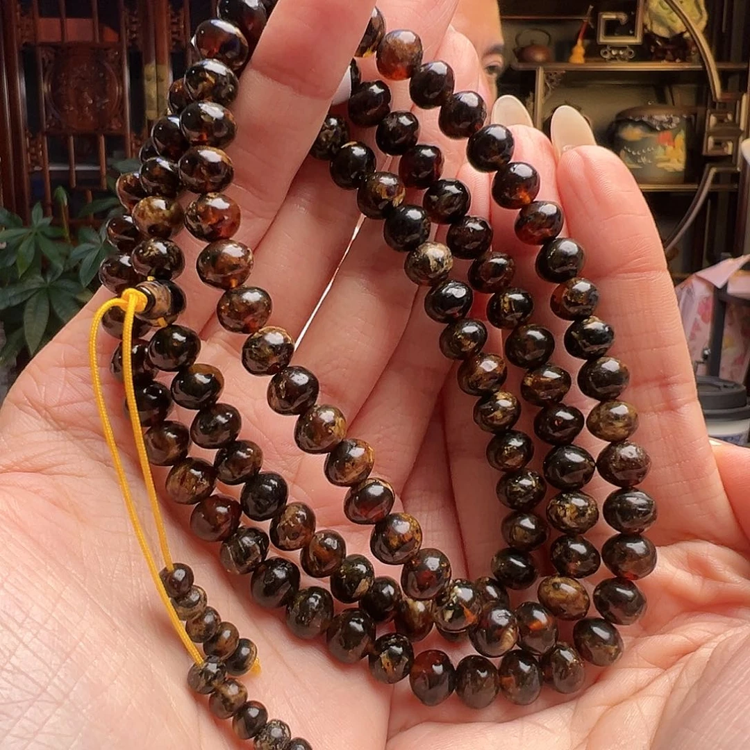 裸石琥珀未镶嵌抚顺琥珀20111八