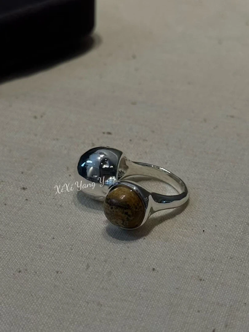 铜合金树脂戒指 XiXi Yang Y .“纹理设计”小众买手店设计师款戒指