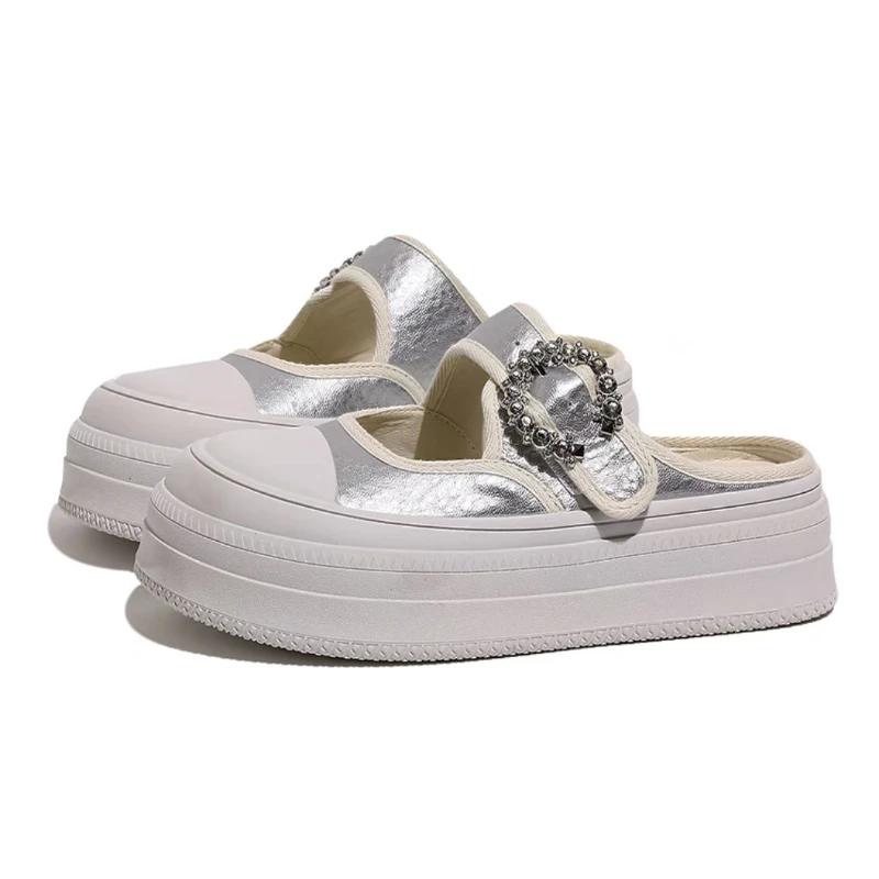 首谷女鞋小香风时尚透气外穿春夏小众网红休闲百搭夏季厚底包头拖