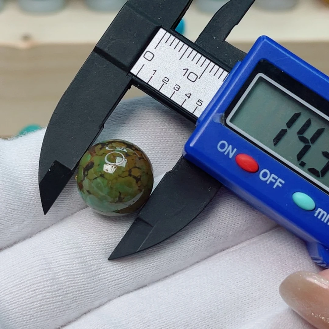 绿松石圆珠未镶嵌