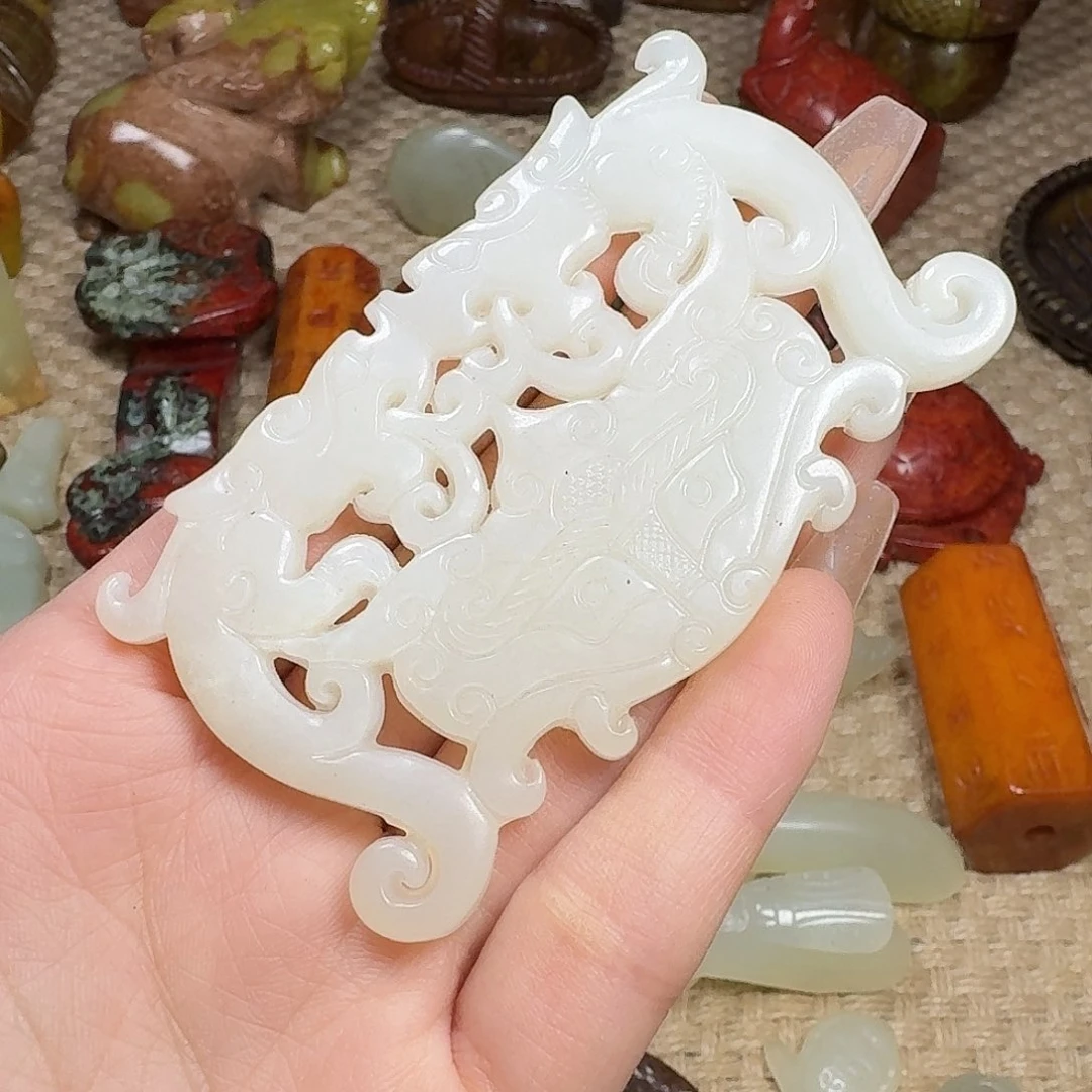 白玉菩提吊坠挂件