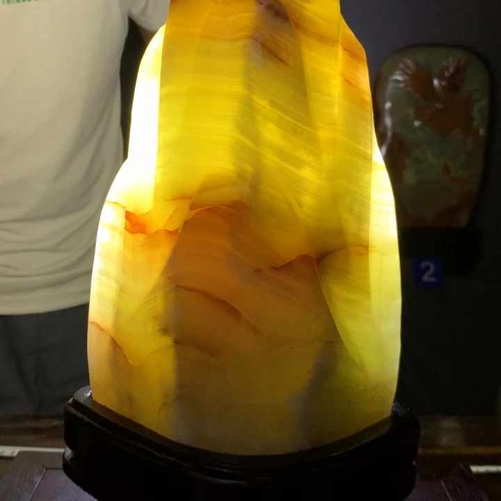 石材天然古青石原石摆件