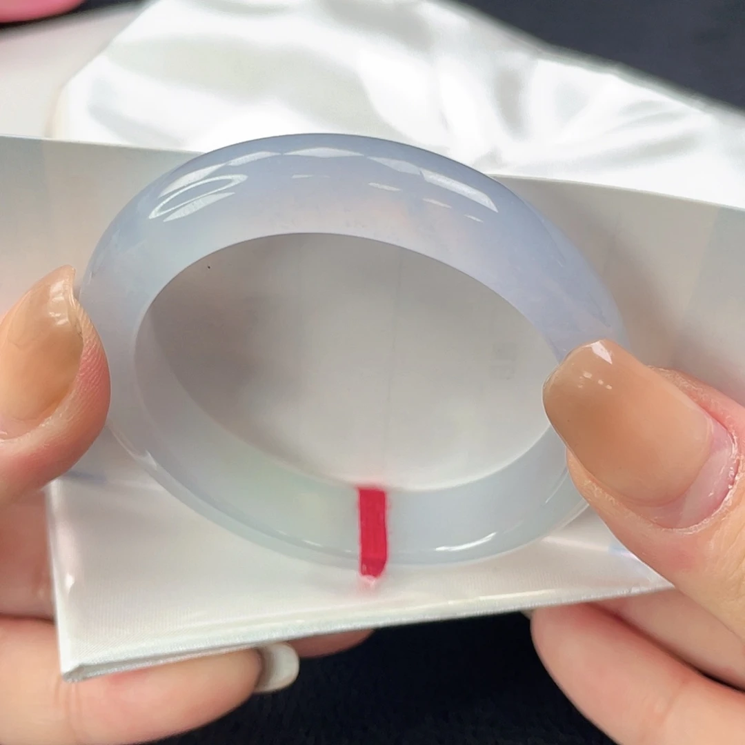 未镶嵌手镯翡翠54贵妃冰胶冰润强推