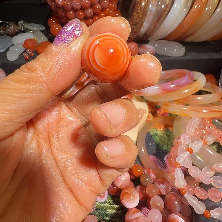 㞮***孞玛瑙/玉髓未镶嵌手链