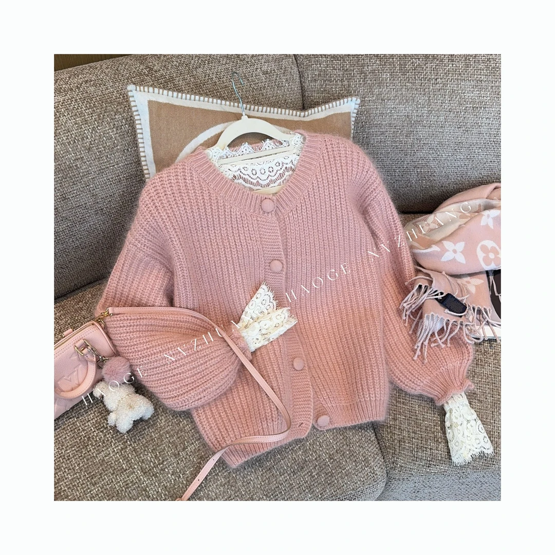 浩哥严选●嗲嗲千金HGQ5WT7146毛衣预时尚日常简版温柔保暖设计款