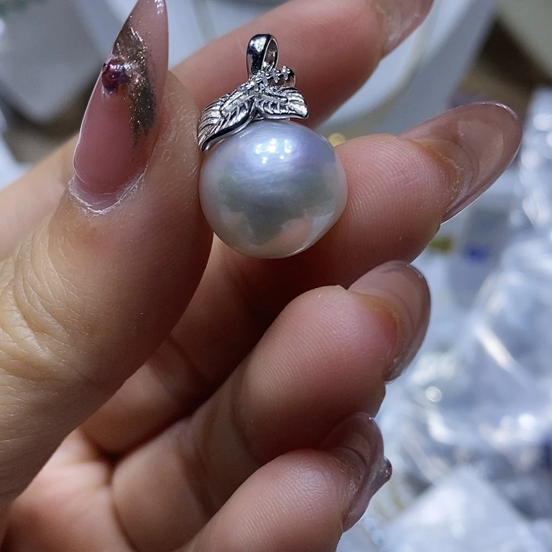 淡水珍珠耳钉未镶嵌