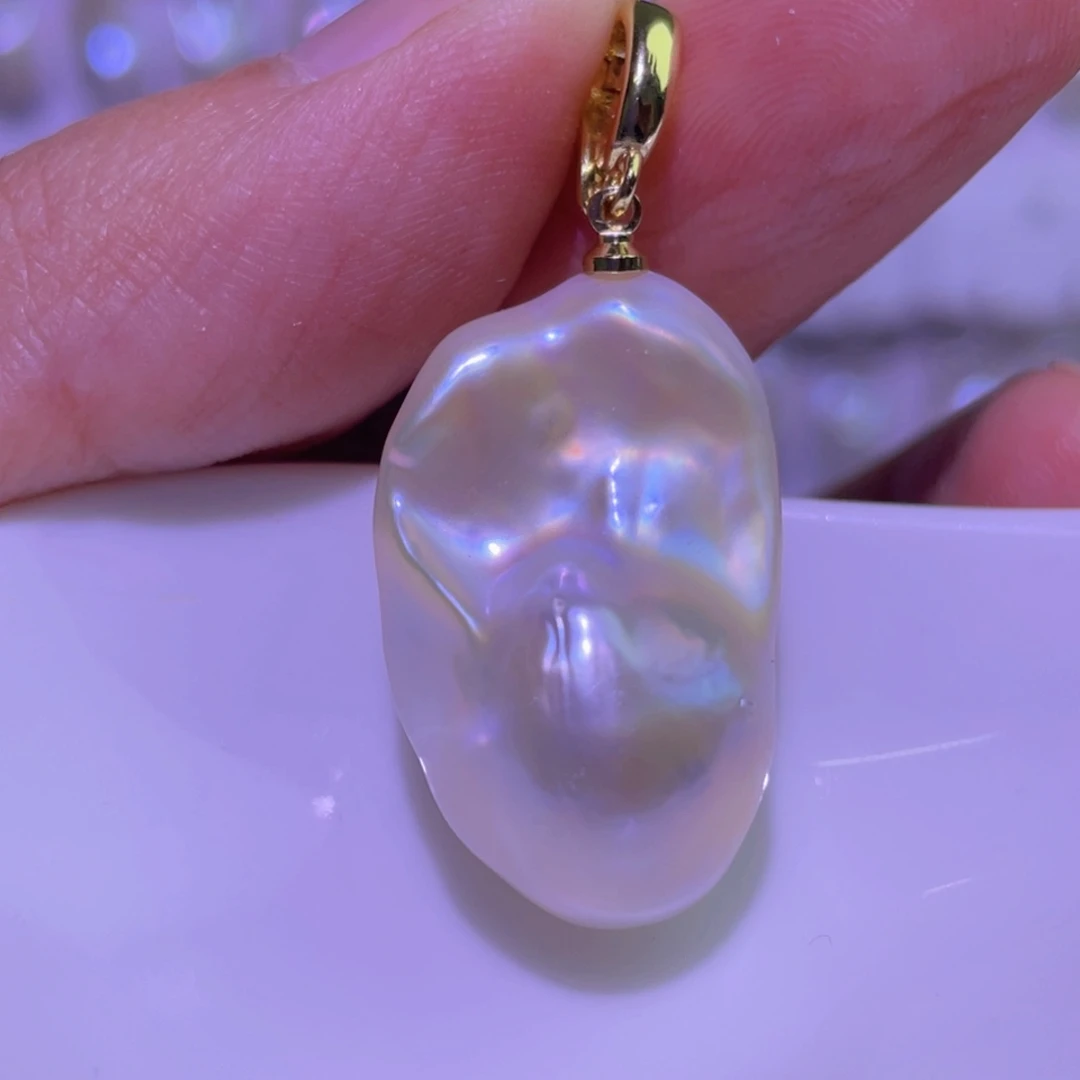 天然淡水珍珠吊坠淡水珍珠未镶嵌