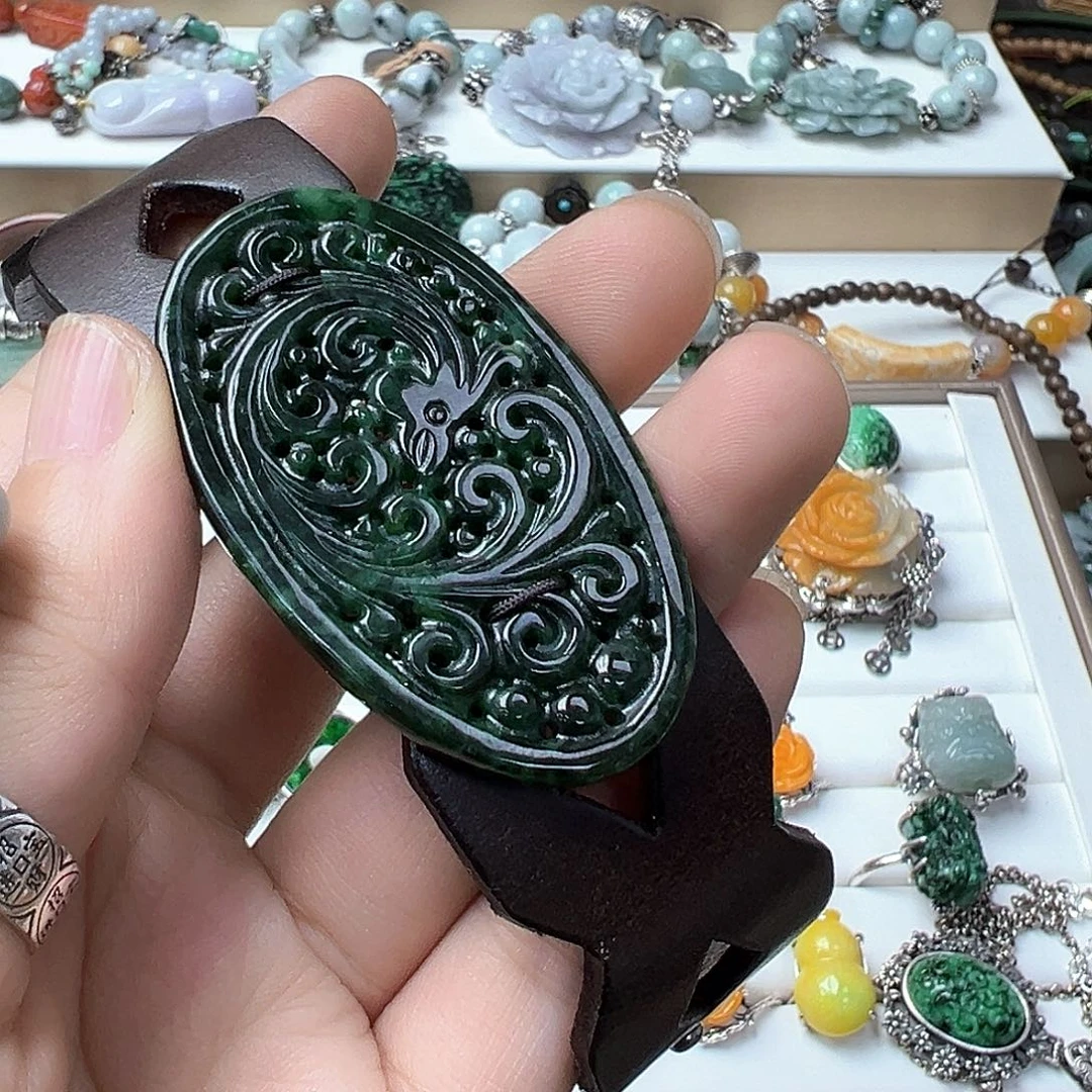 翡翠戒指未镶嵌宛**生