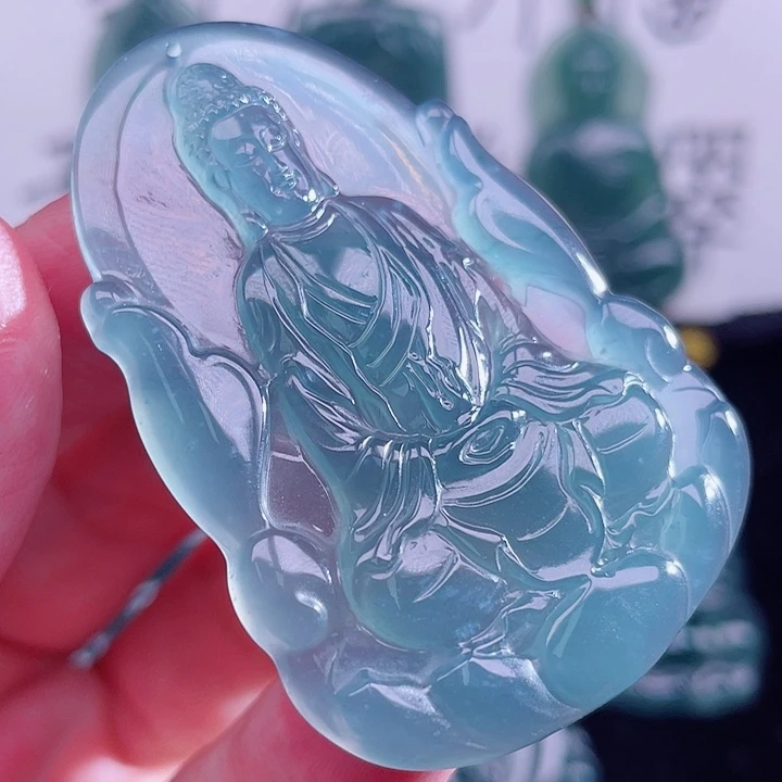 翡翠未镶嵌颈饰9999999999
