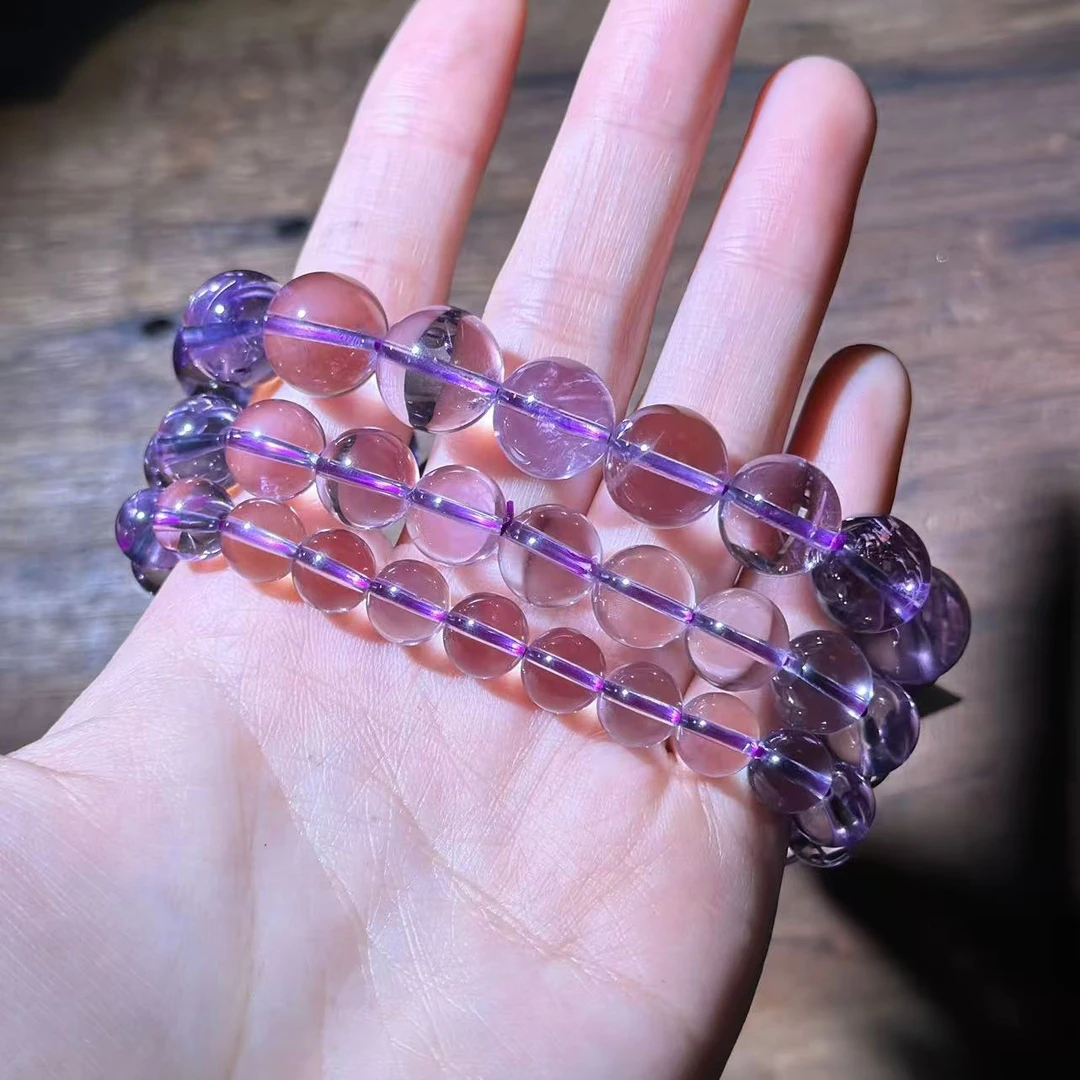 非金属玻璃手链 SJ0549 紫色SJ 圆珠手链 多样性发其一