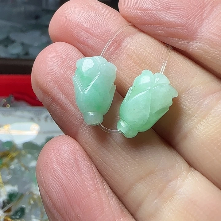 翡翠未镶嵌颈饰天然缅甸翡翠白菜