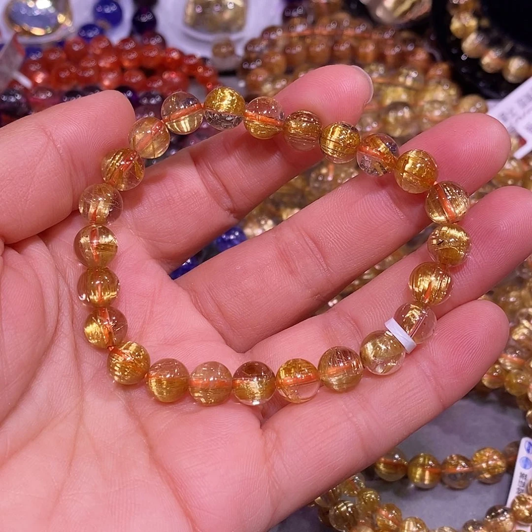 未镶嵌手链水晶金钛晶8