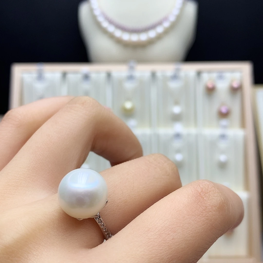 颈饰合金淡水珍珠