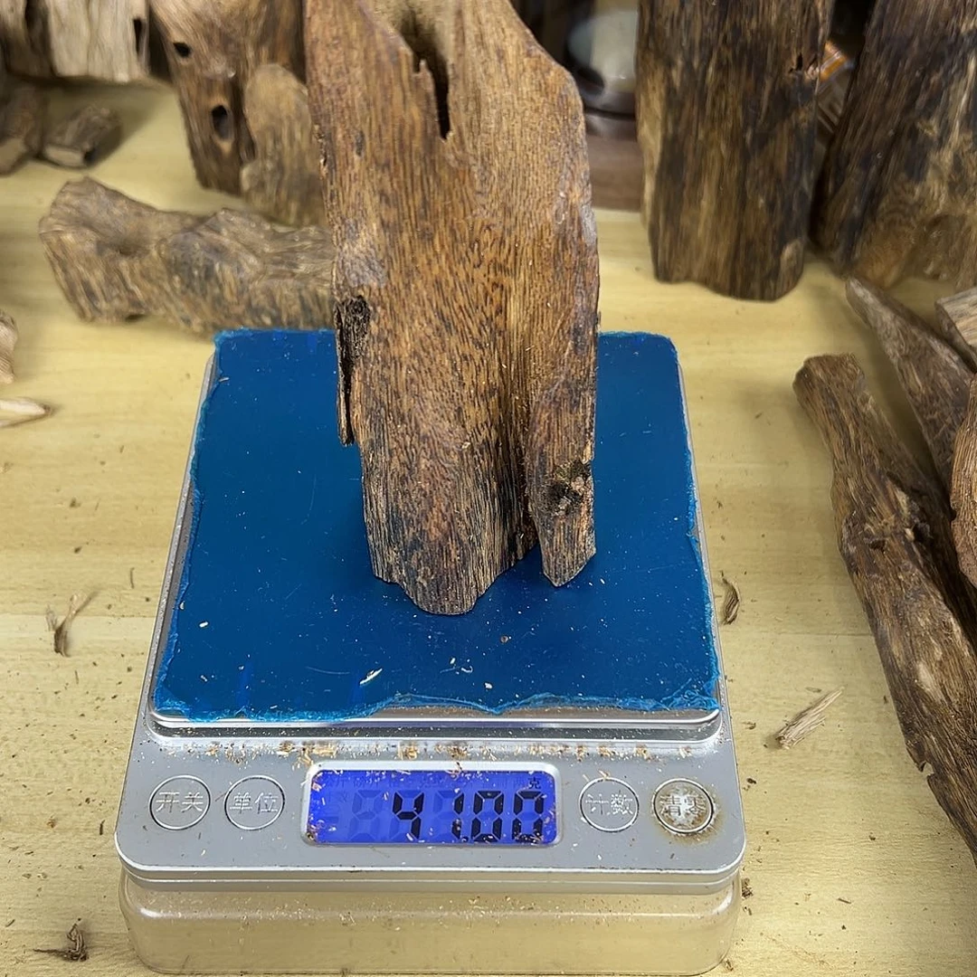 香料绿奇楠虫漏41克白棋