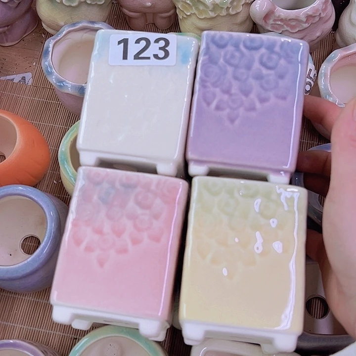 红陶陶瓷花盆当场满12包邮