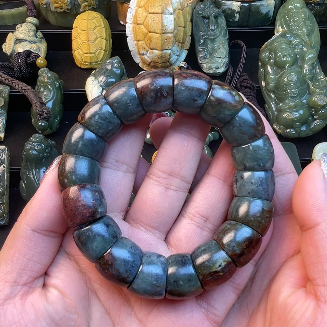 透闪石质玉未镶嵌手链