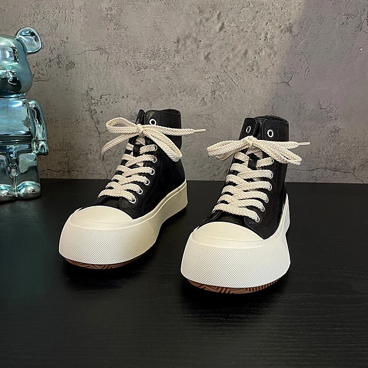 SUSU 2024新款舒适百搭休闲运动板鞋马丁靴短靴潮 90-15 前中4