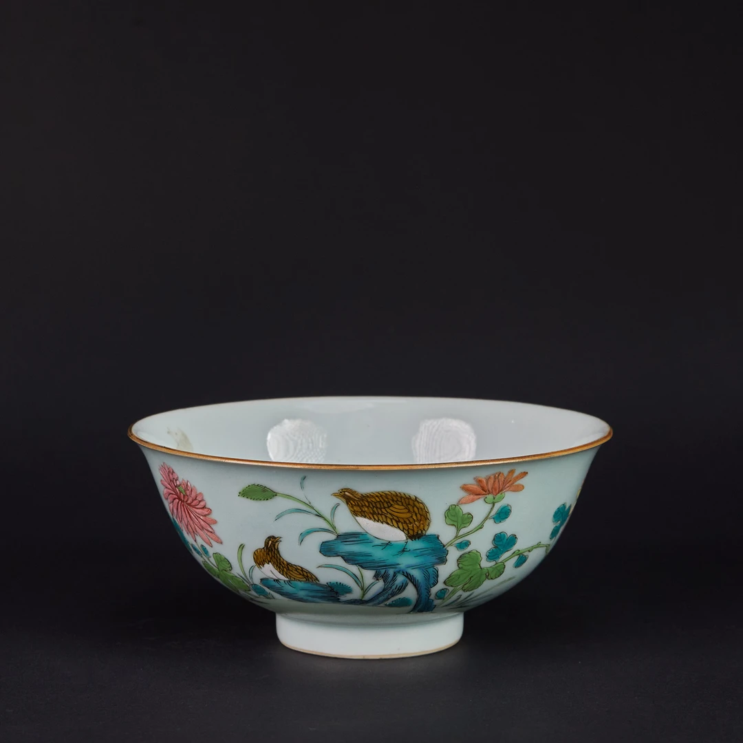 【预展】LOT 121208 粉彩安居乐业大碗