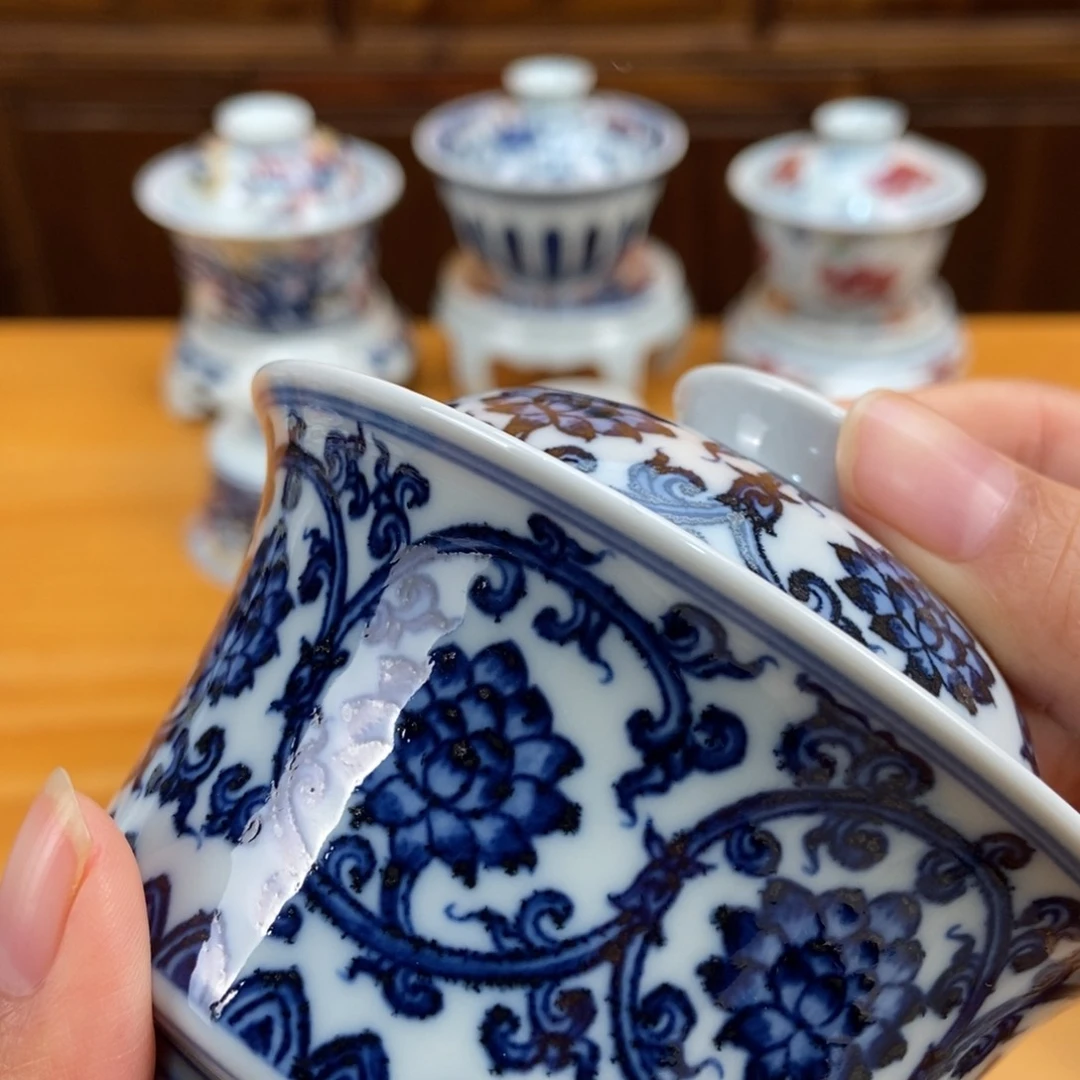 手绘现代茶具非古董
