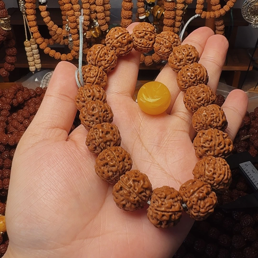 半***烟手串金刚菩提17mm单圈