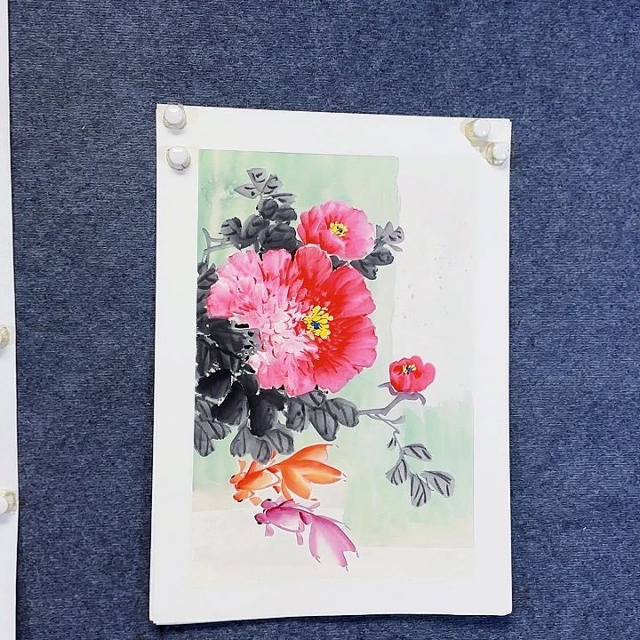 国画国画花鸟画作品