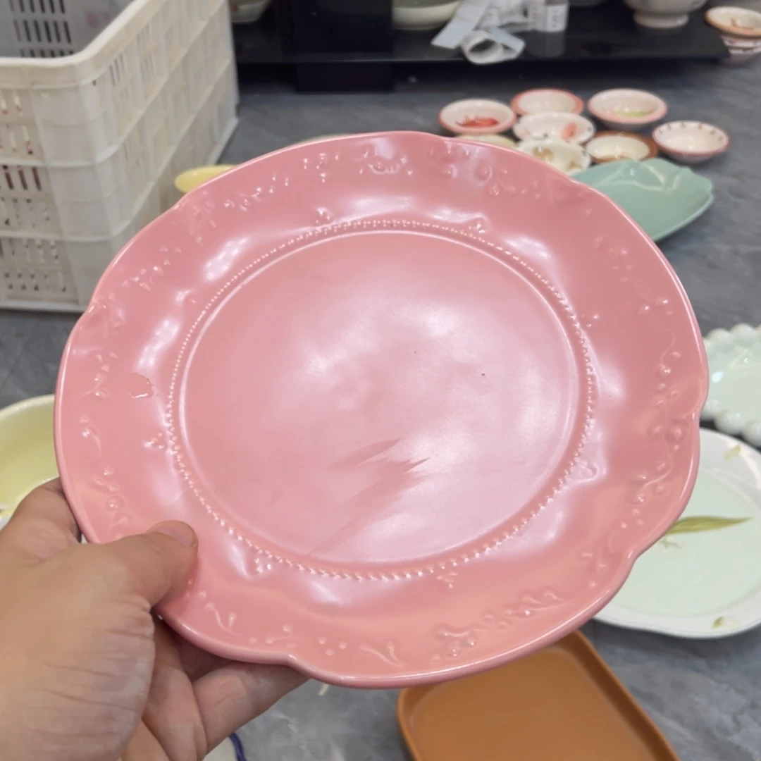 陶瓷微瑕餐具介意勿拍，满18飞！