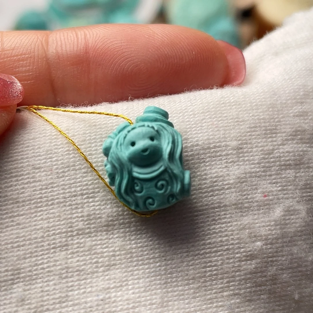 绿松石珠宝半成品未镶嵌