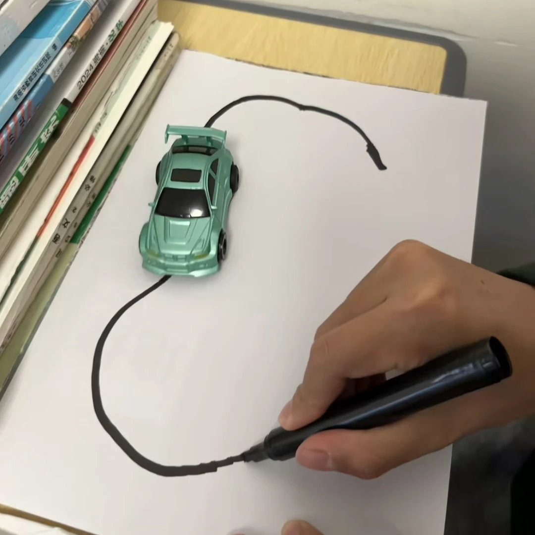 创意跟笔车划线画线有趣感应画线驾车个人用品