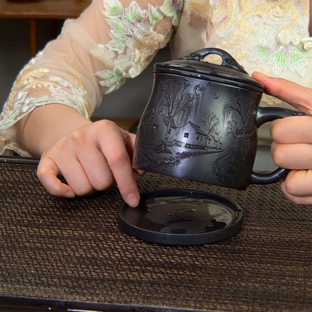 【闪购商品】茶杯紫砂高货放漏