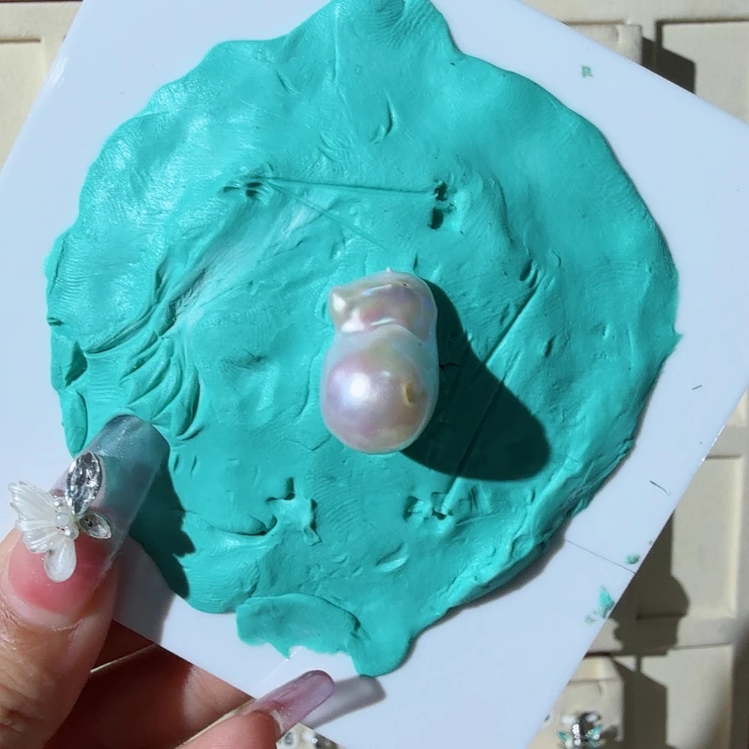 项链淡水珍珠合金