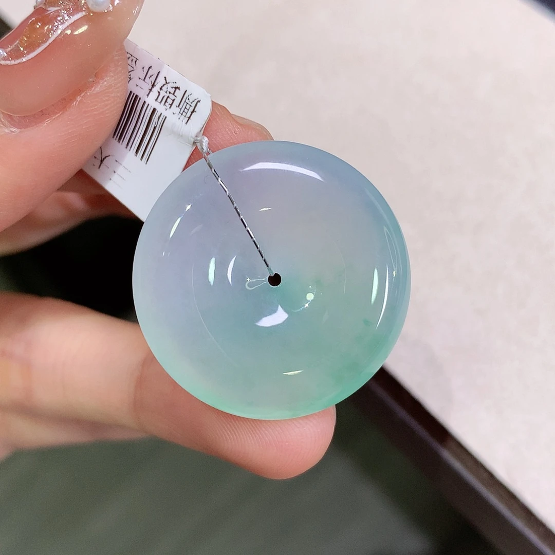 翡翠未镶嵌颈饰27.3-5.8