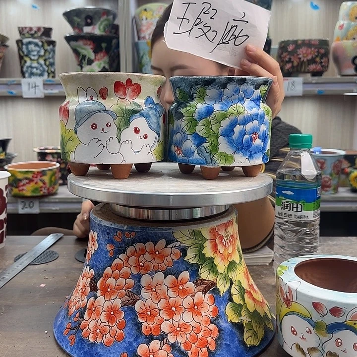 紫砂花盆瑕疵瑕疵445