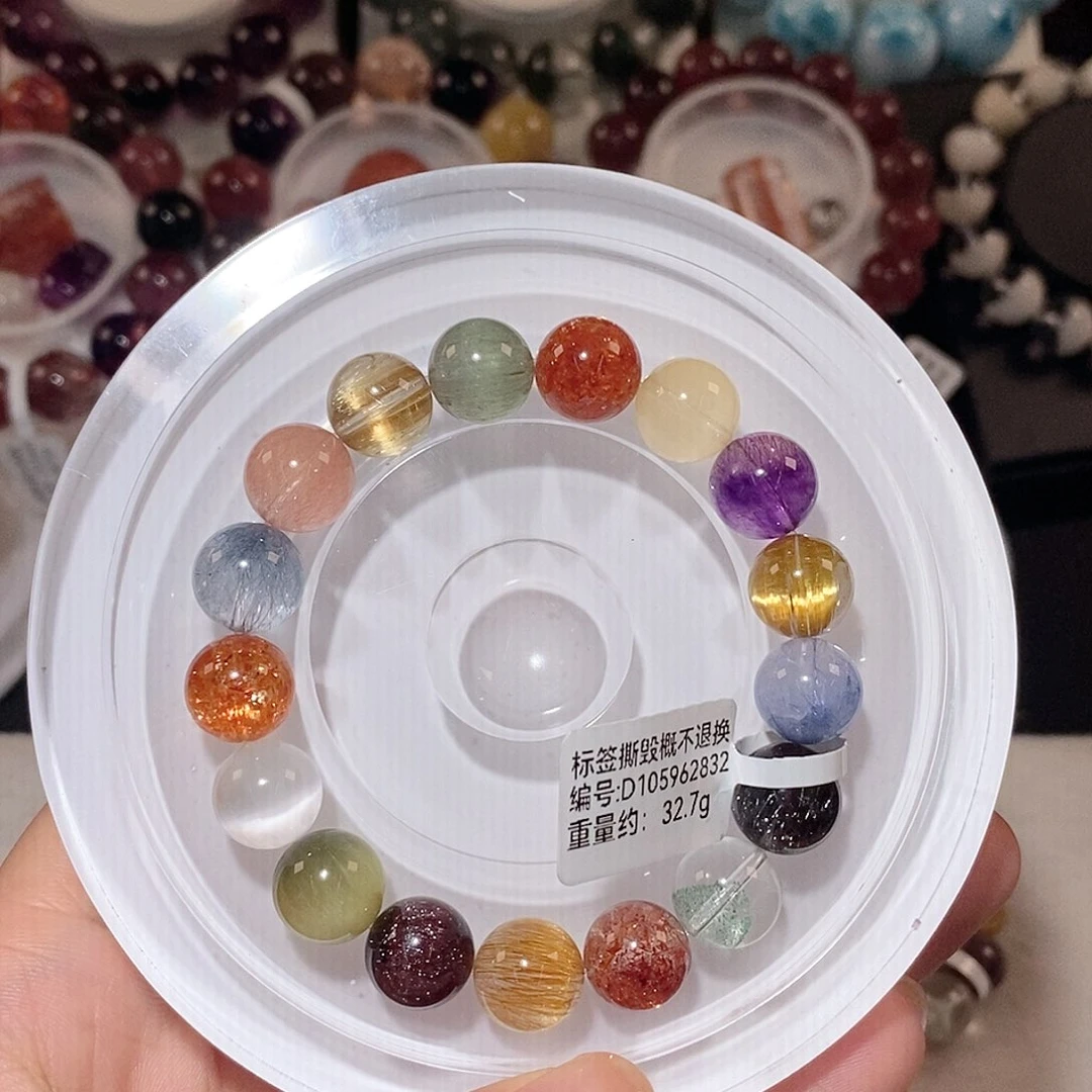 水晶手链未镶嵌雾*多宝手链J