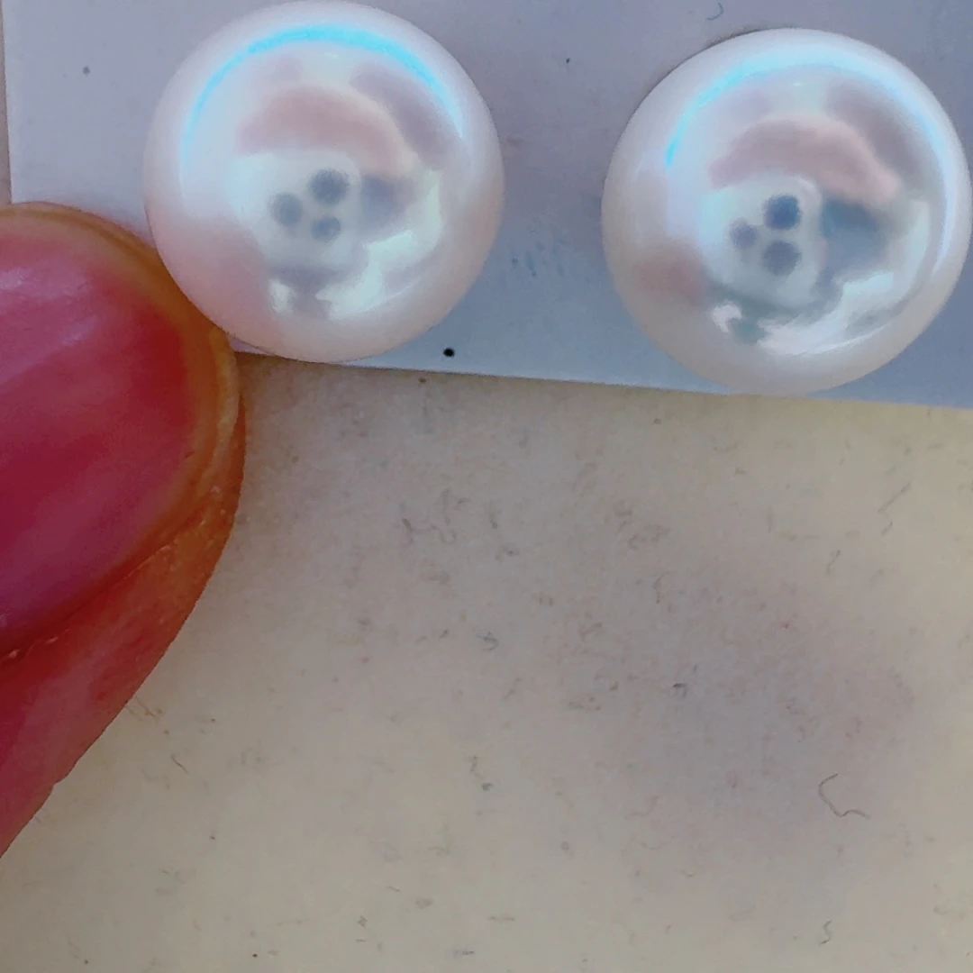 未镶嵌淡水珍珠裸珠定制10-11mm裸珠