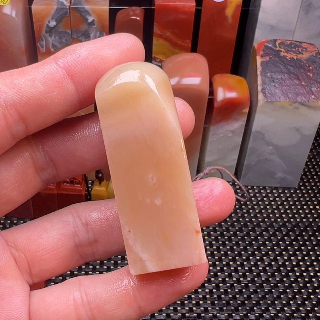 寿山石印石老挝素章2.0