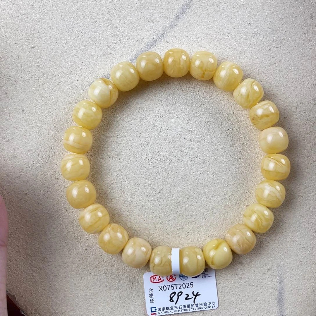 未镶嵌蜜蜡手串蜜蜡手串10mm