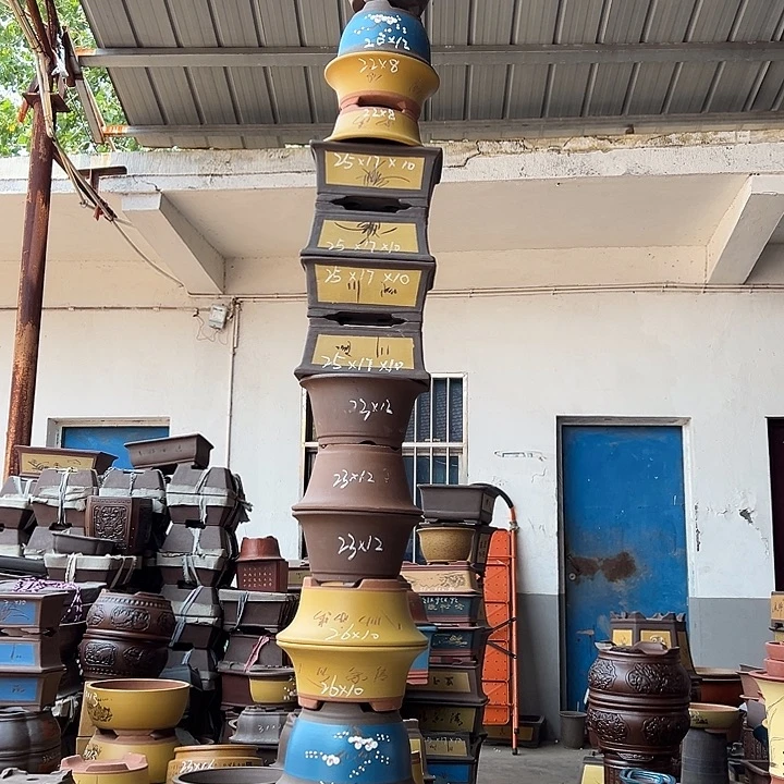 紫砂花盆紫砂花盆